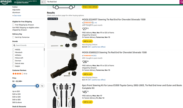 Coste de Sustitución del Terminal de Dirección