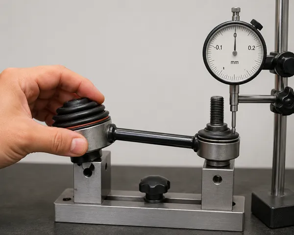Prueba de sacudida manual vs. medición de precisión de brecha del espárrago esférico